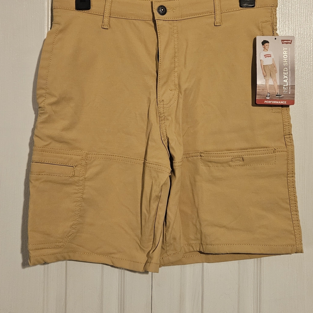 Levi's Boys Tan Cargo Shorts